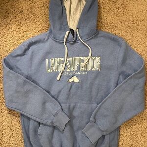 Signature Lake Superior Light Blue Hooded Sweatshirt